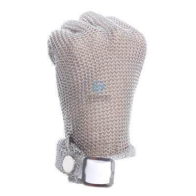 China Cut Resistant Welded Ring Mesh Cut Resistant Metal Mesh Gloves For Butcher for sale