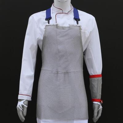 China Protective Body Chest And Torso Body Protection Stainless Steel Wire Mesh Apron for sale