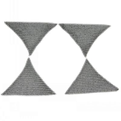 China Plain Weave Small Ring Stainless Steel Chainmail Mesh for Fashional Necklace for sale