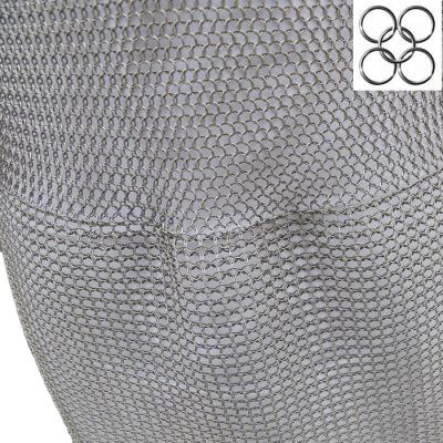 China Cut Resistant Welded Stainless Steel Ring Mesh for sale