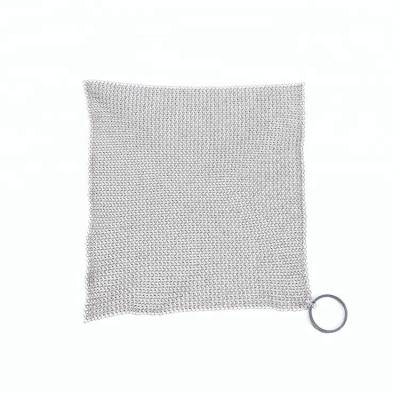 China Plain Weave Factory Supply Dish Washing Mesh Stainless Steel Ring Mesh for sale