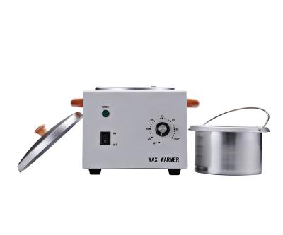 China Single /Hard Paraffin Hair Removal Pot/Canister Heater Electric Machine Professional Dual Wax Warmer Salon Solid Paraffin Hair Removal for sale