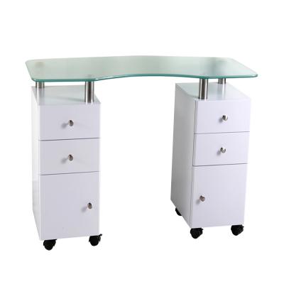 China Professional nail table making nail table manicure table for salon beauty modern design cheap nail table for marketing for sale