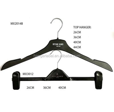 China DISPLAY PP PS Brand Plastic Hanger for sale