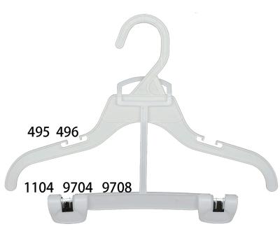 China DISPLAY plastic baby sets hanger, infant sets hanger, children set hangers for sale