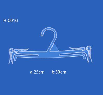 China DISPLAY factory price of disposable plastic hanger swimwear, plastic swimwear hangers for sale