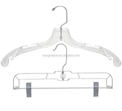 China DISPLAY Mingxing clear plastic coat hangers, plastic coat hangers for sale