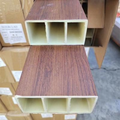 China Modern Popular Colors WPC Luxury Timber Tubes /colorful Timber Tubes for sale