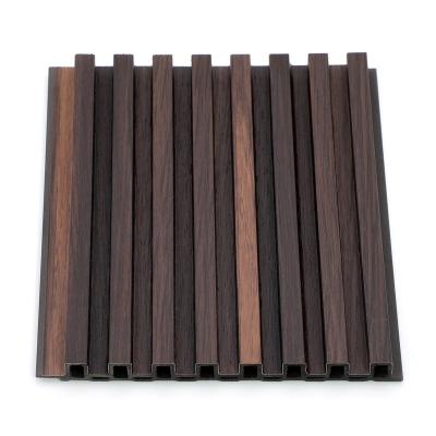 China Modern Wpc Wall Panel For Indoor Use Plant Waterproof Decoration Material Wood Plastic Composite Graphic Design 197*8.5mm for sale