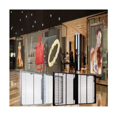 China Factory wholesale high quality outdoor transparent full color window led screen transparent led display for sale