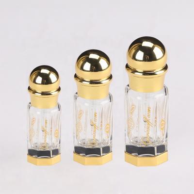 China Personal Care Boming Wholesale Polished Arabic Attar 3ml 6ml 12ml Crystal Glass Perfume Bottle With Customize Logo Engraved for sale