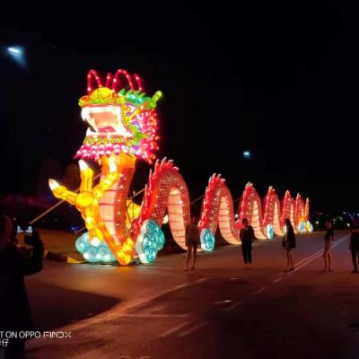 China Large Group Festival Lantern Silk Lantern Festival Decoration Lanterns for sale