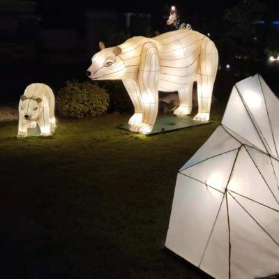 China Animal Shape Lantern Festival Customized Decoration Lanterns Support Shape Silk Lantern for sale