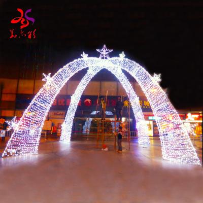 China Commercial Use Decoration 3d Street Arch Light Outdoor Waterproof Christmas LED 3d Pattern Lights for sale