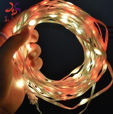 China USB 5V 5m Outdoor Color Christmas LED Decoration RGB String Light LED Xmas Flexible Waterproof Multi Decorative Light Fairy Lights for sale