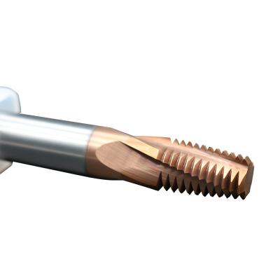 중국 CNC 스레딩을 위한 NPT 네퍼트프 텅스텐 카바이드 테이퍼 나사 엔드밀 판매용