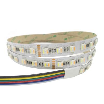 China LANDSCAPE 5in1 RGB+CCT RGB+Dual Hurilite White 12V 24V SMD5050 30 60 84 led strip/m RGBAW RGBCW RGBWW LED for sale