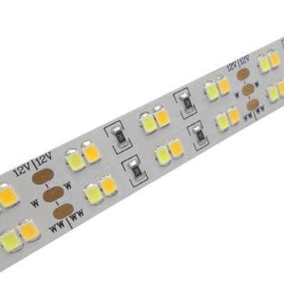 China LANDSCAPE SMD2835 28.8W 240Leds Double Array CCT Dual White LED Strip for sale