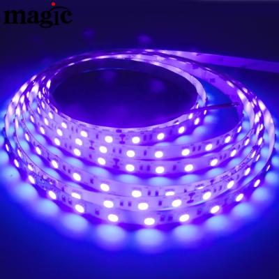 China LANDSCAPE UV Light Ultraviolet Black LED Strip 12V 24V SMD5050 365nm for sale