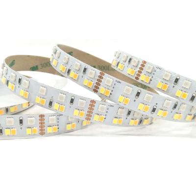 China LANDSCAPE New 2021 288LED Per Meter 24V 3838 Dual 2835 RGBW RGB LE CCT White Led Strip for sale