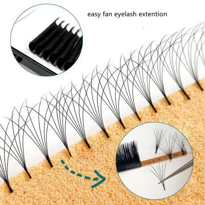 China Easy Fan Eyelash Extension Lick Extension Individual J Supplies Since C D Curl 0.05 Easy Fan Eyelash Extensions 0.07mm for sale