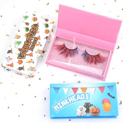 China Long Mink Eyelash Supplier Mink Lashes Colored Fake Lashes Lashes Box Supplier for sale