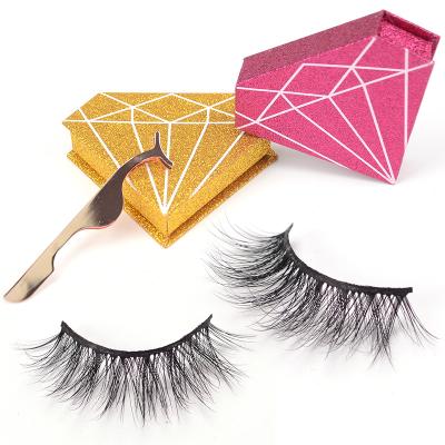 China Wholesale 3d volume mink eyelash long mink lashes 25mm long fluffy mink eyelash for sale