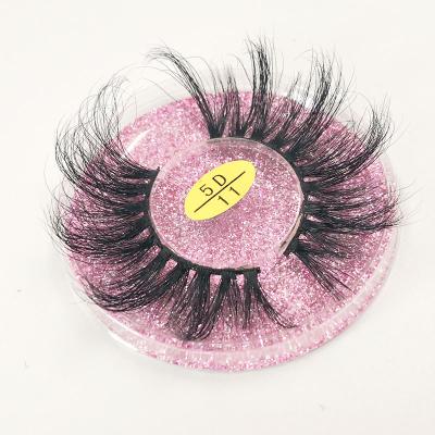 China Long 3d Mink Eyelash Vendor Fluffy Mink Lashes Custom 3d 25mm Mink Eyelashes Eyelash Box for sale