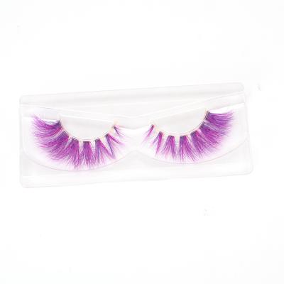 China Long mink lashes colored mink eyelashes 3d eyelashes from lashpackaging manufacturer for sale