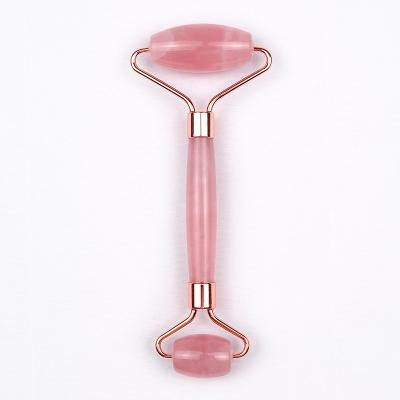 China Massage tool face lift body jade rodillo mounted quartz roller stone roller face roller for sale