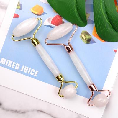 China High Quality Face Lift Promote Facial Blood Circulation Body Health Care Massage White Jade Roller for sale