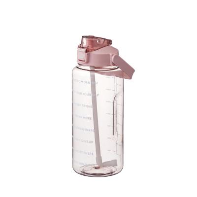 China 200ml Sustainable Motivational Sports Water Bottle BPA Free Water Jug With Time Marker To Ensure You To Drink Enough Water Throughout The Day for sale