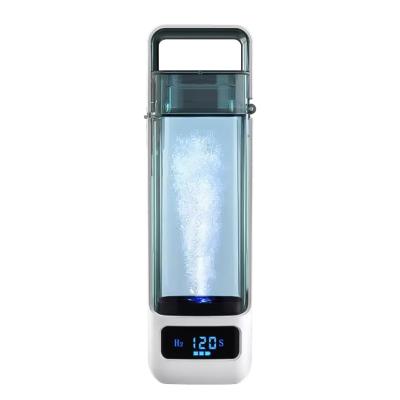 China 2021 Hotel New Hydrogen H2 Hydrogen Bottle Portable PEM Hydrogen Water Bottle Water Machine for sale