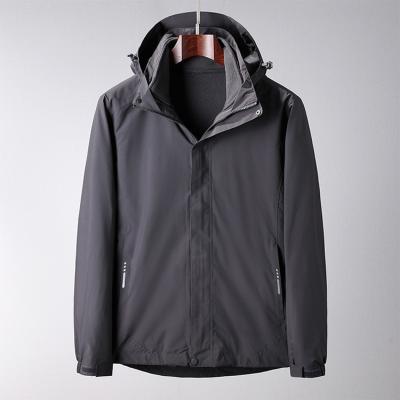 China Durable Super Special And Convenient Menswear Double Seasons Wearing Detachable Fleece Lining Jacket With Removable Hood for sale