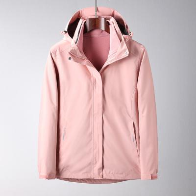 China Convenient design detachable fleece liner and hood viable two season wear women winter jacket for sale