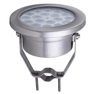 China LANDSCAPE 18w fountain led light 12v / 24v led hot tub underwater light stainless steel ip68 for sale