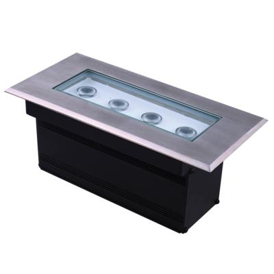 China LANDSCAPE stainless steel 6W IP68 RGB 24V underwater recessed dmx pool light for sale