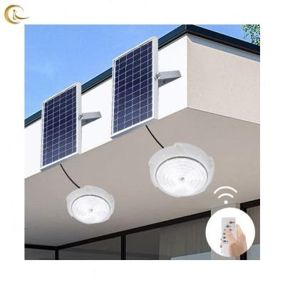 China Factory direct garden plant indoor solar ceiling light with remote control solar light lamp for home indoor solar light house indoor for sale