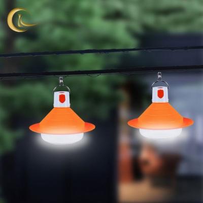 China Portable Garden Tent Lamp LED Tent Light Clip Hook Emergency Camping Bulb Lantern Solar Charging Equipment for sale