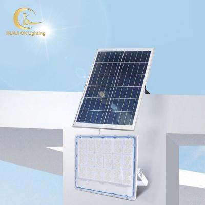 China Solar Panel Dc 150w Solar Panel Flood Light Easy Installation Ip66 Warm White Led Flood Light Outdoor for sale