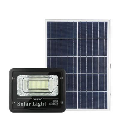 China Factory Direct Easy Direct Remote Control 20w 40w 60w 100w IP66 LED Waterproof Outdoor Installation ABS Smart Solar Garden Light for sale