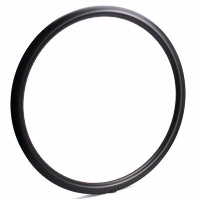 China Road Bikes Carbon Cycling Parts 700c 28mm Road Carbon Bicycle Rim Carbon Fiber Gravel Wheel Rims for sale