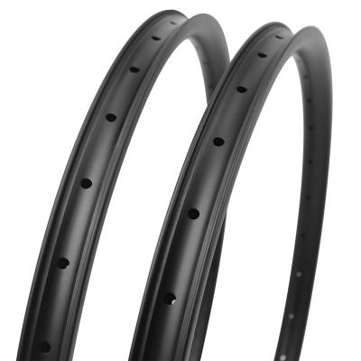 China Mountain Bicycles Light Weight XC 650b 27mm Wide Mountain Bike Rims 27.5er MTB Carbon Bicycle Rim for sale