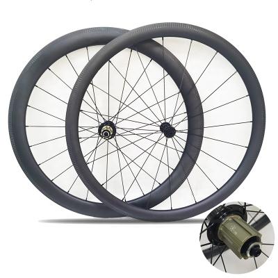 China Road Bikes 700C Bitex 6 Pawls 25mm U Shape Wide Cycling Road Bike Carbon Wheelset Chinese Tubeless Anvil 20-24H Wheels for sale