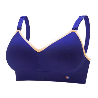 China Wholesale High Quality Breathable Take Off Padded Maternity Nursing Bra Customized Women Sports Bra for sale