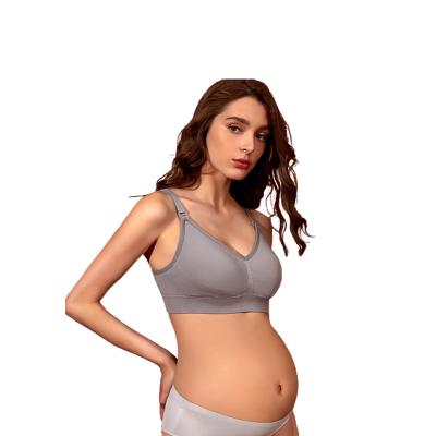 China Breathable Women Nursing Bra Comfort Sleep Breastfeeding Seamless Nursing Bra for sale