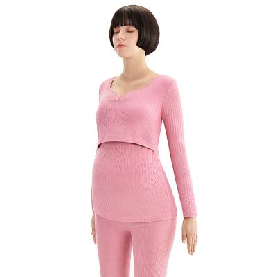 China Thermal Soft Comfortable Womens Long Johns Thermal Underwear Set for sale