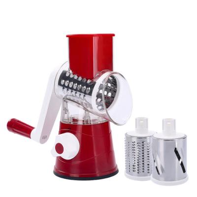 China Multi Function Viable Dicer Tool Kit Veggie Manual Cutter Slicer Rotating Vegetable Food For Kitchen for sale