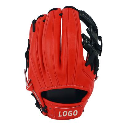 China Durable 2022 New Arrivals Productos de Beisbol Guantes de Beisbol Steerhide Red Baseball Outfield Glove for sale