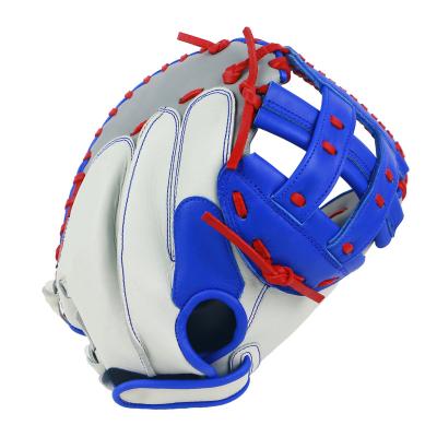 China Durable NPRO New Product Custom Youth Guantines de Sofboll Genuine Leather Guante de Softball Catchers Glove for sale